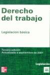 DERECHO DEL TRABAJO LEGISLACION BASICA | 9788448133344 | MONTALVO CORREA, JAIME