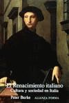 RENACIMIENTO ITALIANO, EL (ALIANZA FORMA) | 9788420671482 | BURKE, PETER