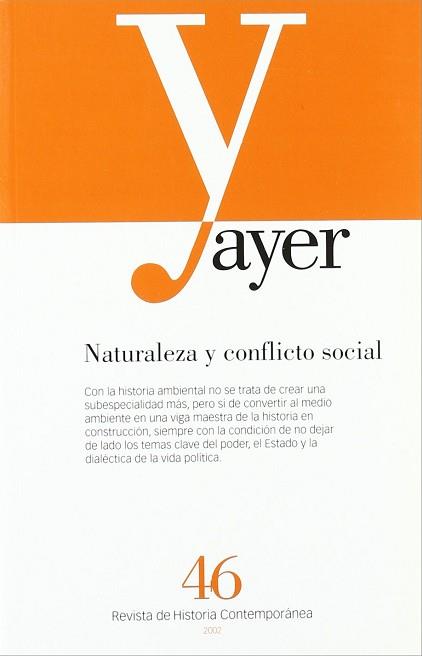 NATURALEZA Y CONFLICTO SOCIAL (AYER 46) | 9788495379450 | VARIS