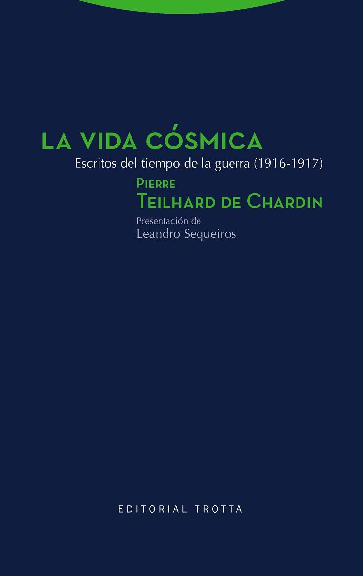 VIDA CÓSMICA. | 9788498797015 | TEILHARD DE CHARDIN, PIERRE