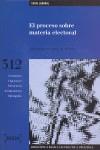 PROCESO SOBRE MATERIA ELECTORAL, EL (312) | 9788476767566 | RUBIO DE MEDINA, MARIA DOLORES