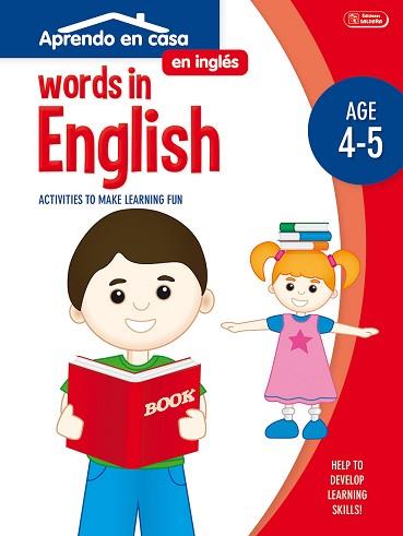 APRENDO EN CASA INGLÉS (4-5 AÑOS) WORDS IN ENGLISH | 9788499399140 | PATIMPATAM