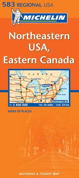 MAPA 583 USA NORTHEASTERN CANADA EASTERN (2003) | 9782061008331 | VARIS