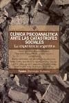 CLINICA PSICOANALITICA ANTE LAS CATASTROFES SOCIALES | 9789501242454 | VARIS