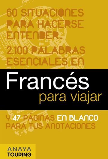 FRANCES PARA VIAJAR | 9788497768733 | CANTERA ORTIZ DE URBINA, JESÚS