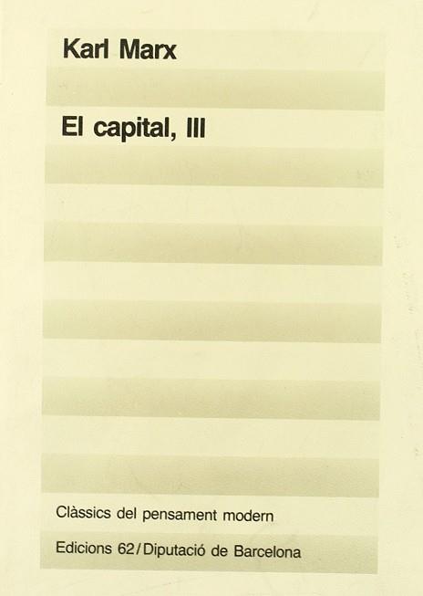 CAPITAL, EL. (TOMO 3) | 9788429723793 | MARX, KARL