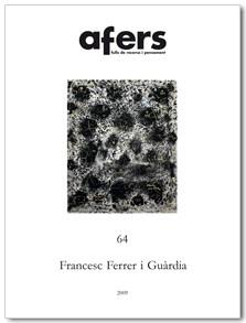 AFERS 64 FRANCESC FERRER GUARDIA | 9788492542185 | RIBA, JORDI