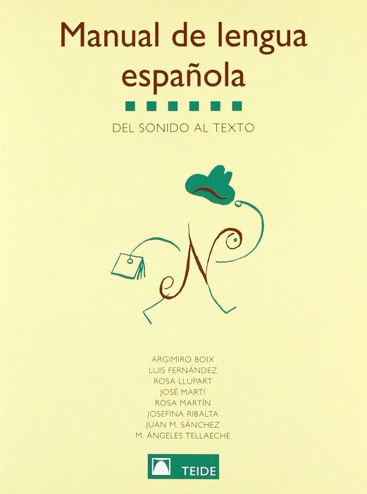 MANUAL DE LENGUA ESPAÑOLA | 9788430744084 | BOIX, ARCHIMIRO