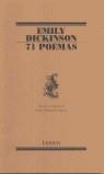 71 POEMAS DICKINSON | 9788426428707 | DICKINSON, EMILY