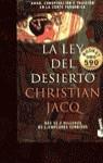 LEY DEL DESIERTO, LA (BOOKET ORO) | 9788408025511 | JACQ, CHRISTIAN