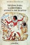 TEXTOS PARA LA HISTORIA ANTIGUA DE EGIPTO | 9788437612195 | SERRANO DELGADO, JOSE MIGUEL