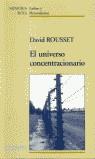 UNIVERSO CONCENTRACIONARIO,EL | 9788476586747 | ROUSSET, DAVID