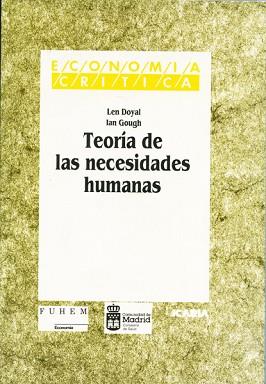 TEORIA DE LAS NECESIDADES HUMANAS | 9788474262186 | DOYAL, LEN ; GOUGH, IAN