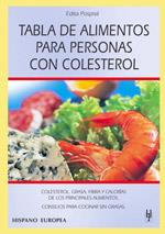 COLESTEROL ( TABLA DE ALIMENTOS PARA PERSONAS CON ) | 9788425514630 | POSPISIL, EDITA