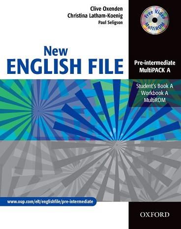 NEW ENGLISH FILE PREINT SB+WB A | 9780194518260 | VARIOS AUTORES