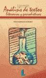 ANALISIS DE TEXTOS LITERARIOS Y PERIODISTICOS | 9788484830276 | REBELLO SANCHEZ, FELIX