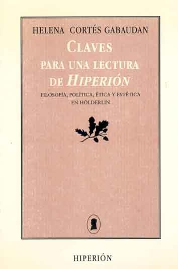 CLAVES PARA UNA LECTURA DE HIPERION | 9788475174914 | CORTES GABAUDAN, HELENA