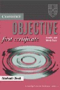 OBJECTIVE FIRST CERTIFICATE STUDENT'S BOOK | 9780521625760 | CAPEL, ANNETTE