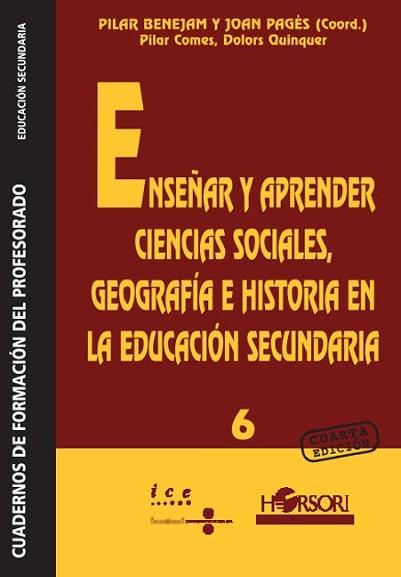 ENSEÑAR Y APRENDER CIENCIAS SOCIALES GEOGRAFIA E HISTORIA | 9788485840557 | BENEJAM, PILAR