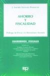 AHORRO Y FISCALIDAD | 9788484940647 | SANCHEZ PEDROCHE, J.ANDRES