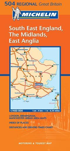 MAPA 504 SOUTH EAST ENGLAND (INGLATERRA) (2003) | 9782061008065 | VARIS