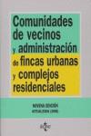 COMUNIDADES DE VECINOS Y ADMINISTRACION DE FINCAS URBANAS Y | 9788430943104 | LASARTE ÁLVAREZ, CARLOS/FELIU REY, MANUEL I.