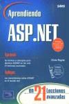 APRENDIENDO ASP.NET EN 21 LECCIONES | 9789702603405 | PAYNE, CHRIS