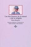 DOS FUENTES DE LA MORAL Y DE LA RELIGION, LAS | 9788430928491 | BERGSON, HENRI