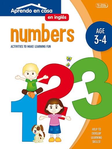 APRENDO EN CASA INGLÉS (3-4 AÑOS) NUMBERS | 9788499399096 | PATIMPATAM