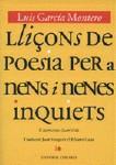 LLIÇONS DE POESIA PER A NENS I NENES INQUIETS | 9788484440772 | GARCIA MONTERO, LUIS