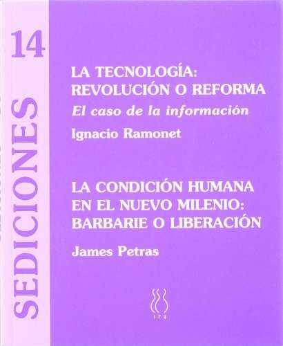 TECNOLOGIA REVOLUCION O REFORMA | 9788489753495 | RAMONET, IGNACIO