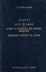 AMORES ; ARTE DE AMAR ; SOBRE LA COSMÉTICA DEL ROS | 9788424913922 | OVIDIO NASON, PUBLIO