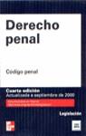 DERECHO PENAL CODIGO PENAL (ED. 2000) | 9788448128616 | LUZON PEÑA, DIEGO MANUEL