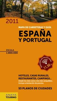 MAPA DE CARRETERAS DE ESPAÑA Y PORTUGAL 1:800.000, (2011) | 9788499351681 | ANAYA TOURING CLUB