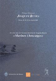 PRIMER SIMPOSI JOAQUIM RUYRA | 9788493299866 | SIMPOSI JOAQUIM RUYRA / MALUQUER I FERRER, JOAN / COORD. / ROS, JOANDOMÈNEC / COL. / BRUNET I BERCH,