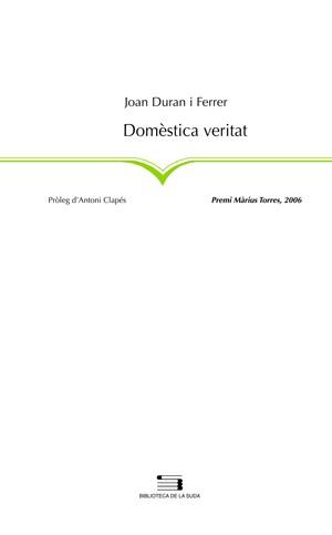 DOMESTICA VERITAT | 9788497794992 | DURAN FERRER, JOAN