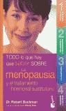 MENOPAUSIA TODO LO QUE HAY QUE SABER | 9788483140918 | BUCKMAN, ROBERT