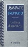 DSM-IV-TR BREVIARIO CRITERIOS DIAGNOSTICOS | 9788445811047 | VARIS