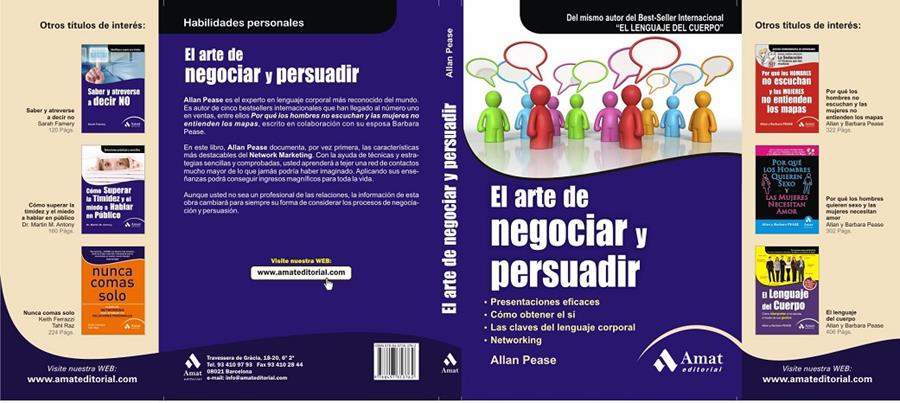 EL ARTE DE NEGOCIAR Y PERSUADIR | 9788497353762 | PEASE, ALLAN