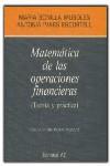 MATEMATICA DE LAS OPERACIONES FINANCIERAS.TEORIA Y | 9788472881280 | BONILLA MUSOLES, MARIA ; IVARS ESCORTELL