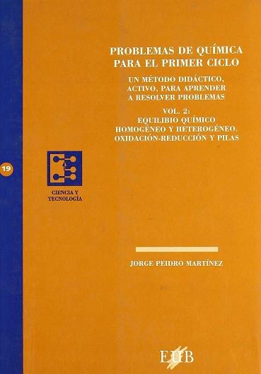 PROBLEMAS DE QUIMICA PARA EL PRIMER CICLO | 9788489607873 | PEIDRO MARTINEZ JORGE