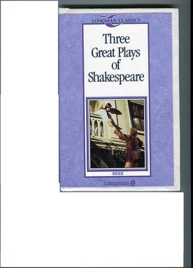 THREE GREAT PLAYS OF SHAKESPEARE (LC4) | 9780582035867 | SWAN, D.K.