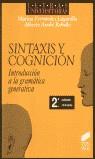 SINTASIS Y COGNICION | 9788477382799 | FERNANDEZ LAGUNILLA, MARINA ... [ET. AL.