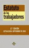 ESTATUTO DE LOS TRABAJADORES (2003) | 9788430940134 | CRUZ VILLALON, JESUS