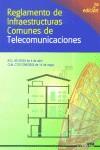 REGLAMENTO DE INFRAESTRUCTURAS COMUNES DE TELECOMUNICACIONES | 9788486108403 | VARIS