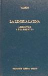 LENGUA LATINA, LA LIBROS VII-X | 9788424918996 | VARRON