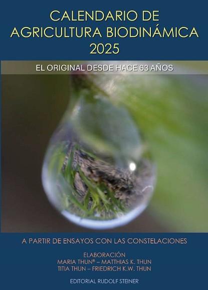 CALENDARIO DE AGRICULTURA BIODINÁMICA 2025 | 9788418919329 | FRIEDRICH K W