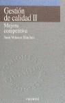 GESTION DE CALIDAD II | 9788436810813 | VELASCO SANCHEZ, JUAN