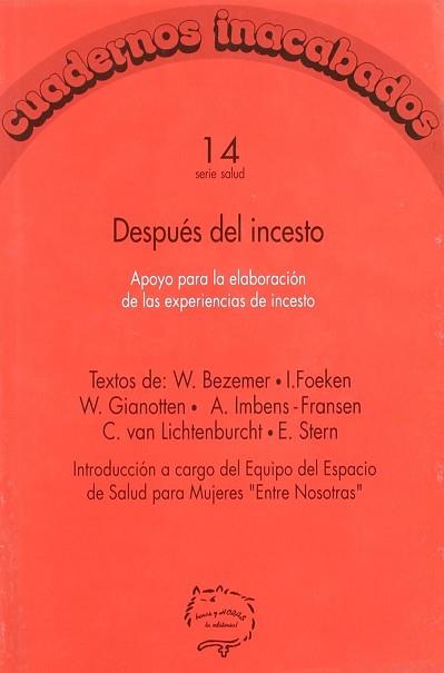 DESPUES DEL INCESTO | 9788487715358 | BEZEMER, W. ; LICHTENBURCHT, C. VAN