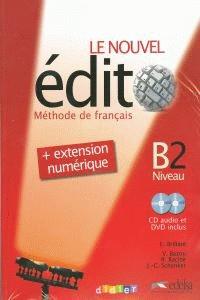 NOUVEL EDITO B2 ELEVE+CD 2013 | 9788477117551 | AA VV